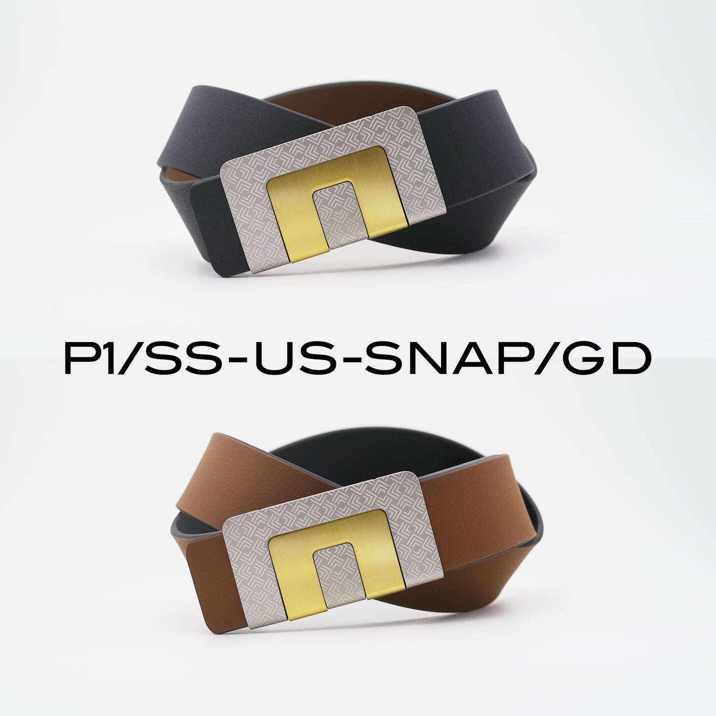 MIN BELT - SILVER P1 BUCKLE, USUAL STRAP