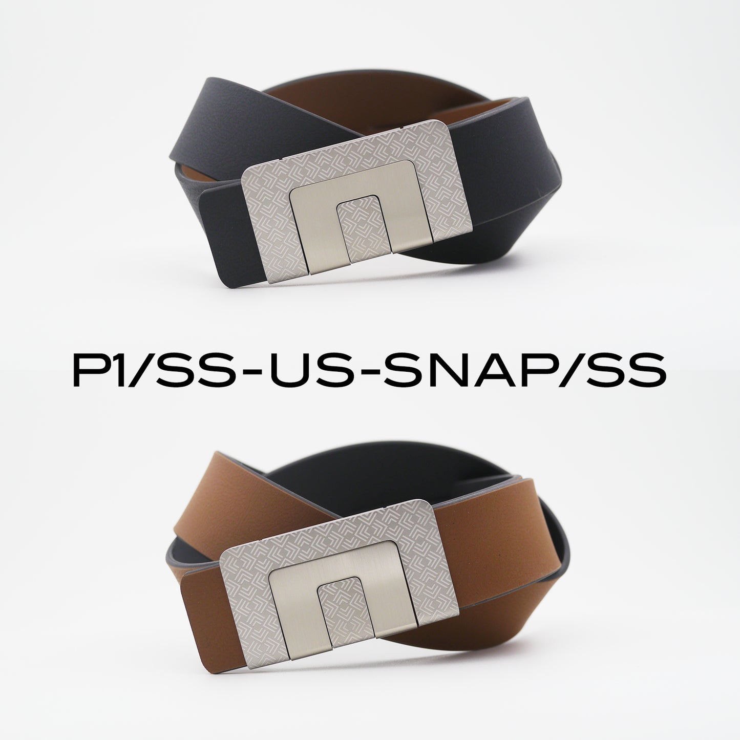 MIN BELT - SILVER P1 BUCKLE, USUAL STRAP